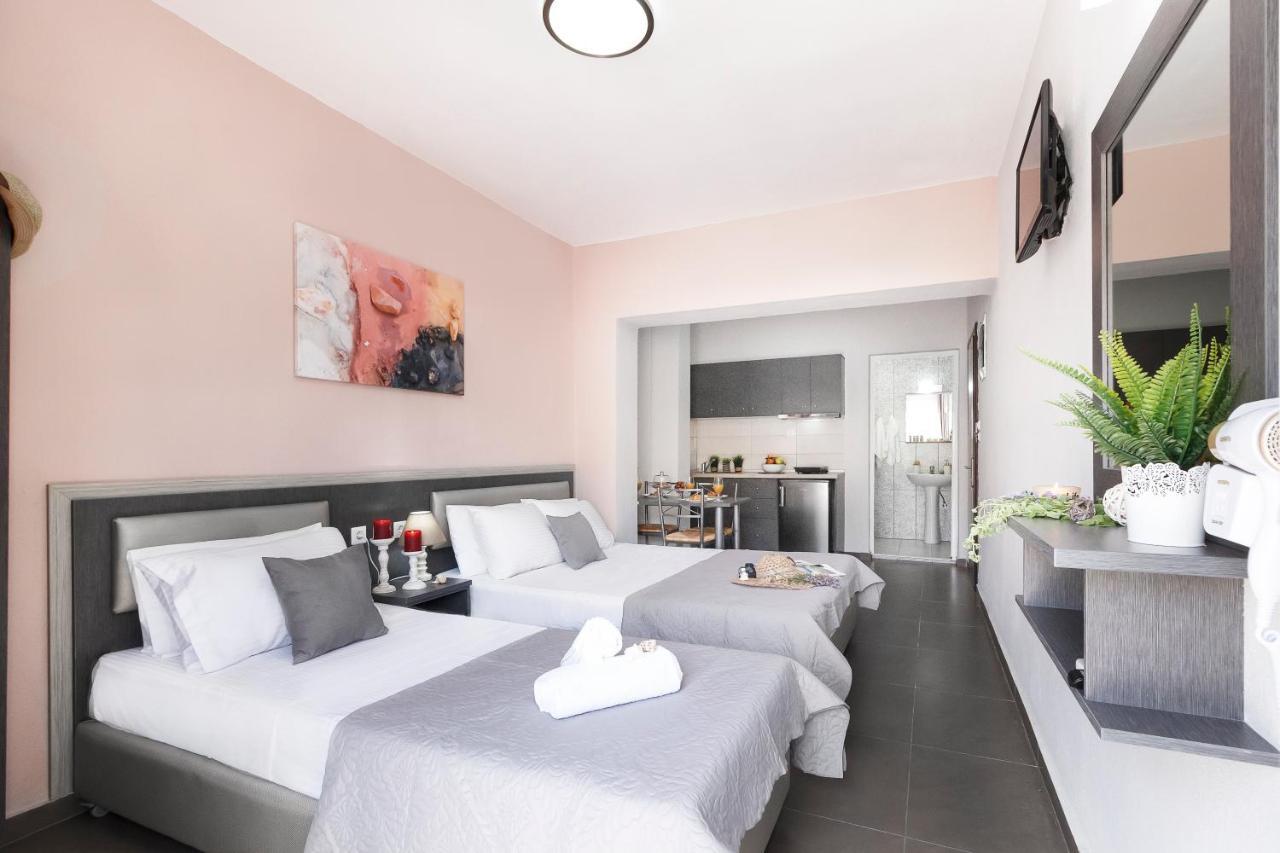 Caretta Blue Apartments 波利克罗诺 外观 照片